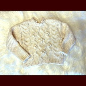 Zara Baby cable knit sweater, baby/toddler girls